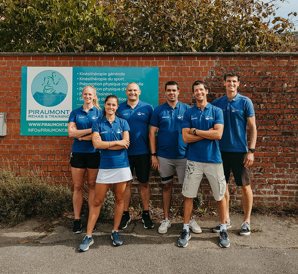 piraumont kine sport rehab training equipe